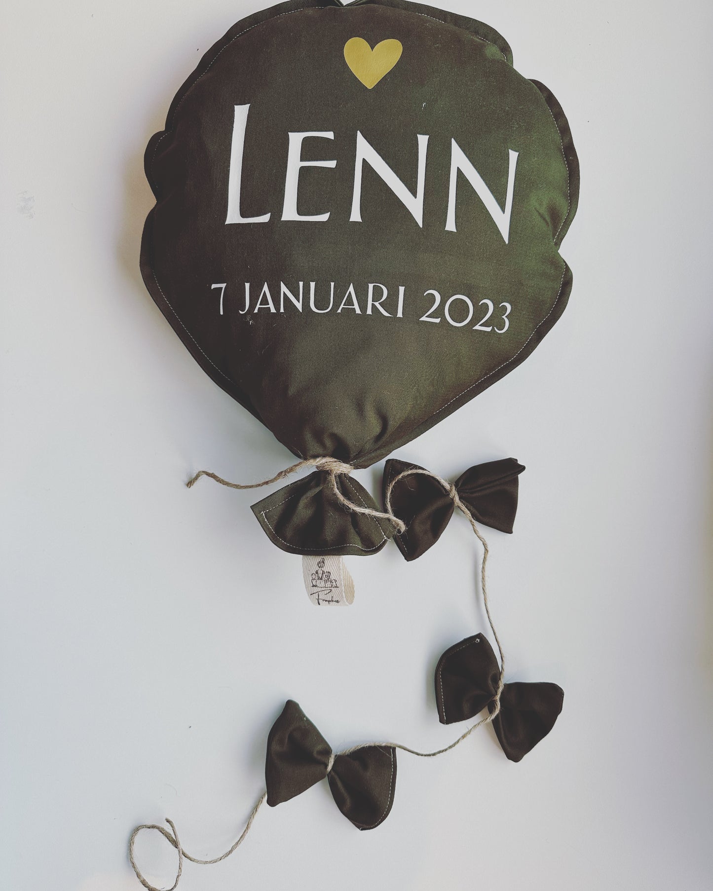 Geboorteballon in kleur naar wens