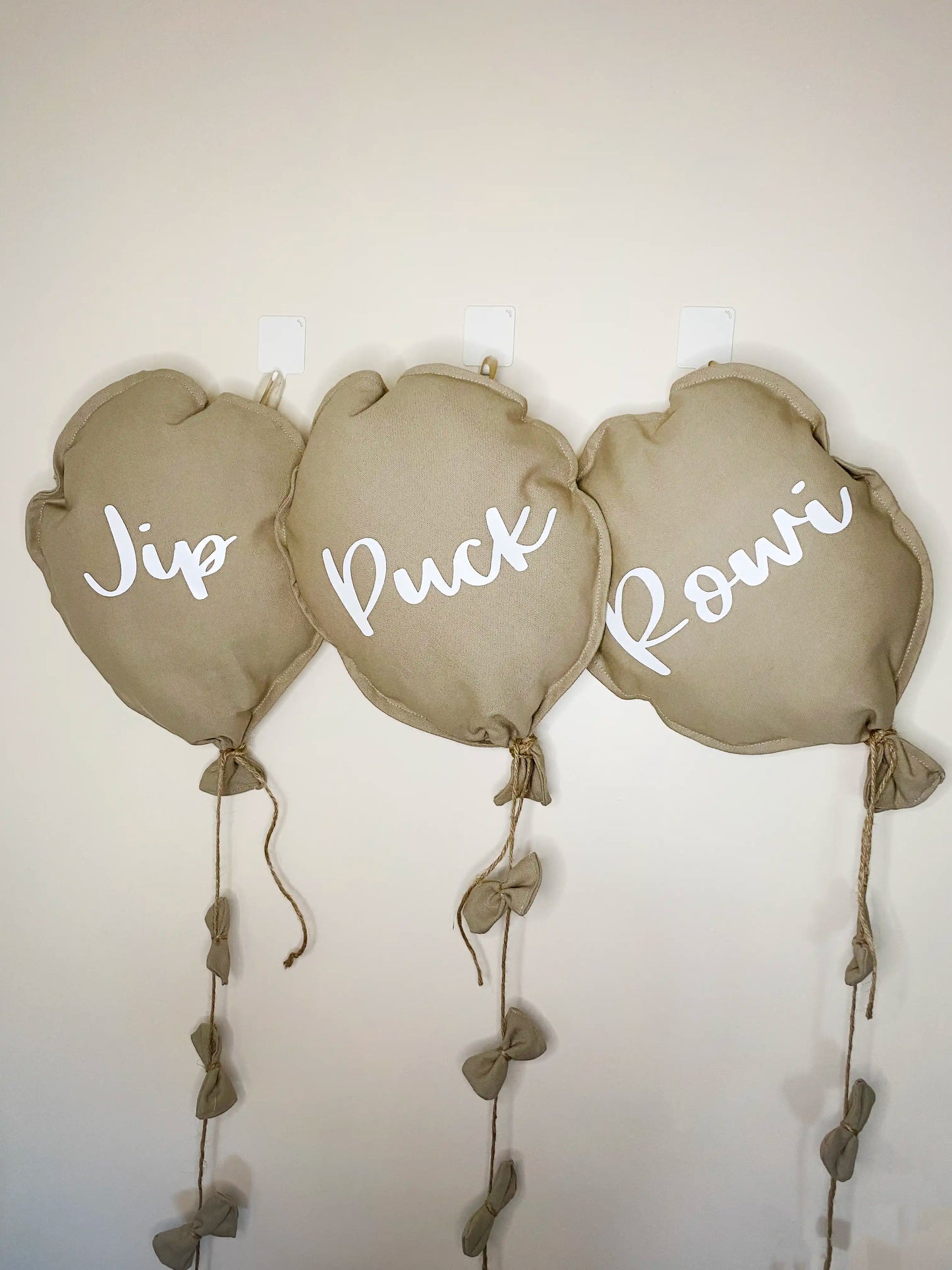 Geboorteballon beige