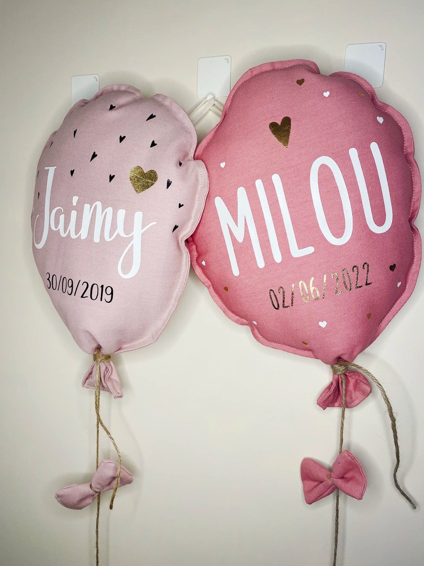 Geboorteballon oudroze