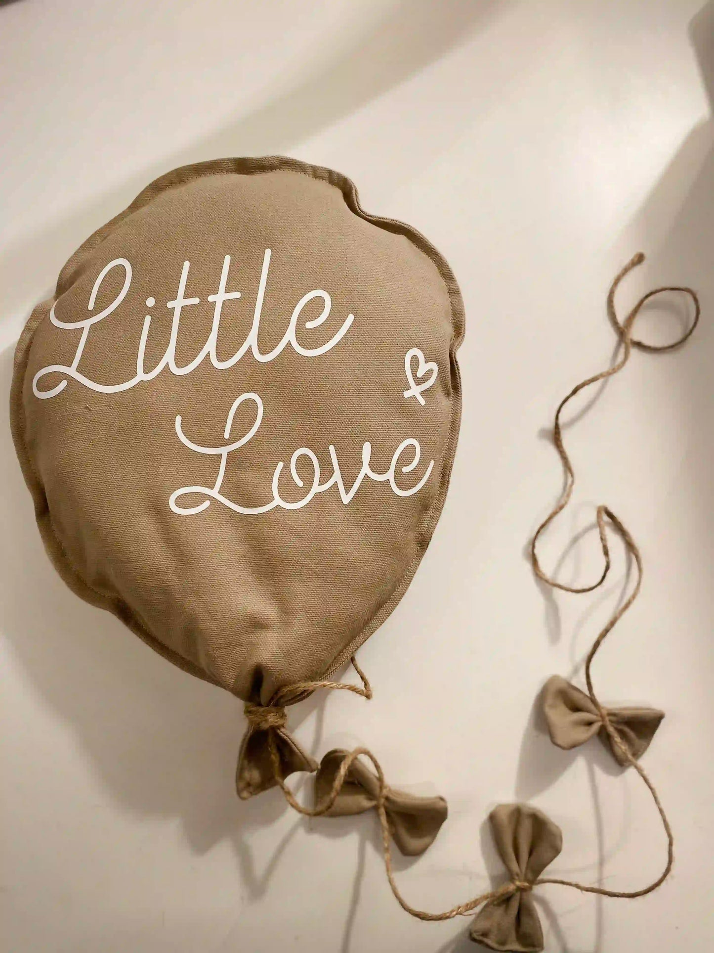 Geboorteballon beige