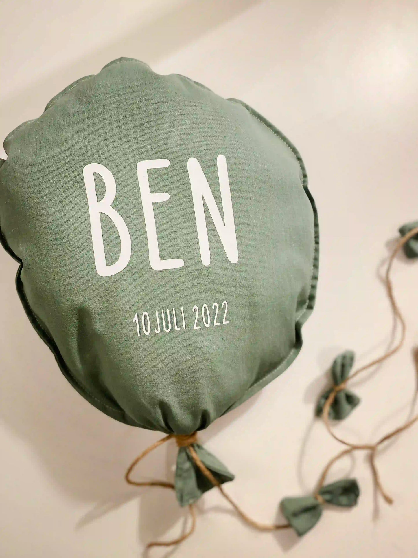 Geboorteballon oudgroen