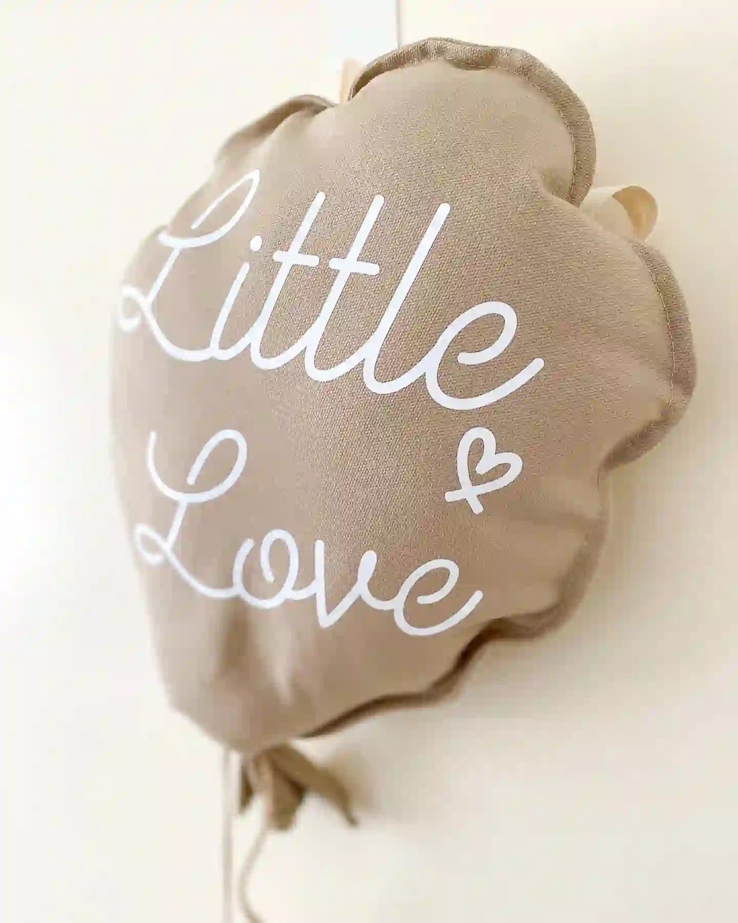 Geboorteballon beige