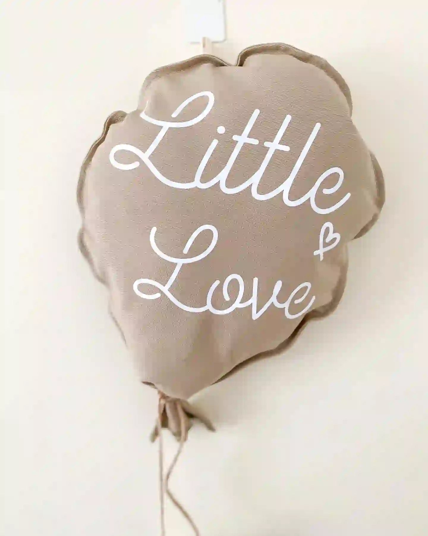 Geboorteballon beige